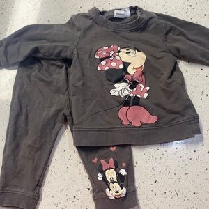 9m grey mini mouse sweat suit